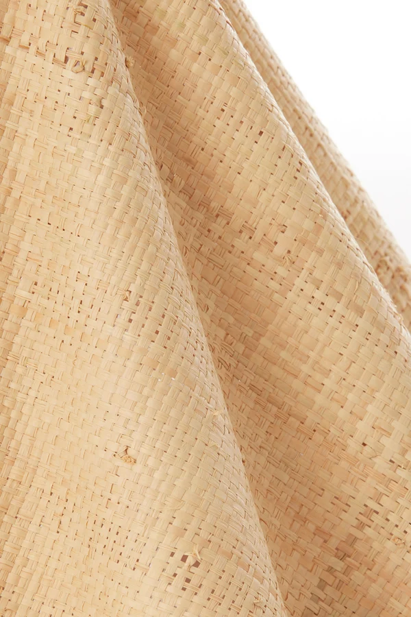 Shade round wave 35-10,5-20 cm BEZAHA raffia natural