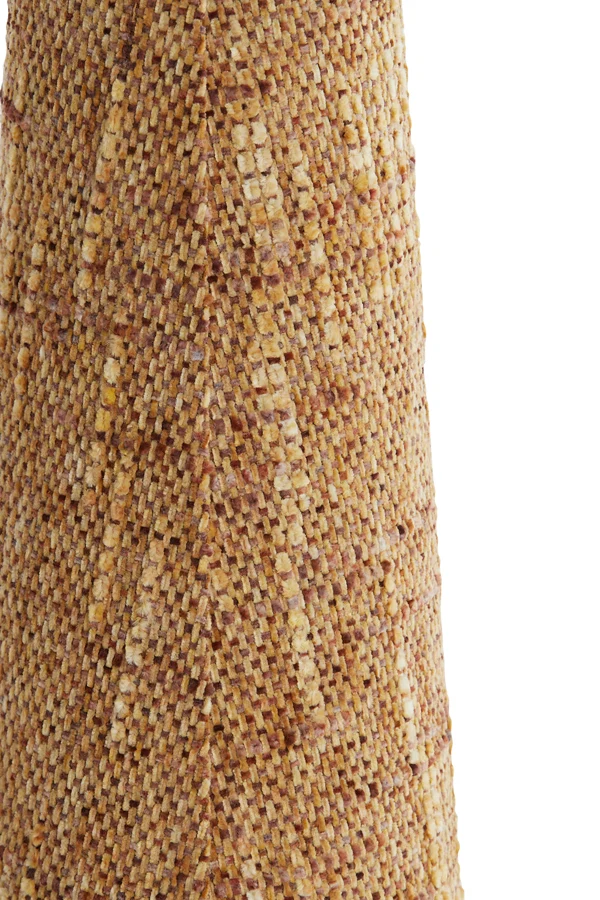 Shade round conical 19-12,5-46,5 cm OSIRE terra-brown