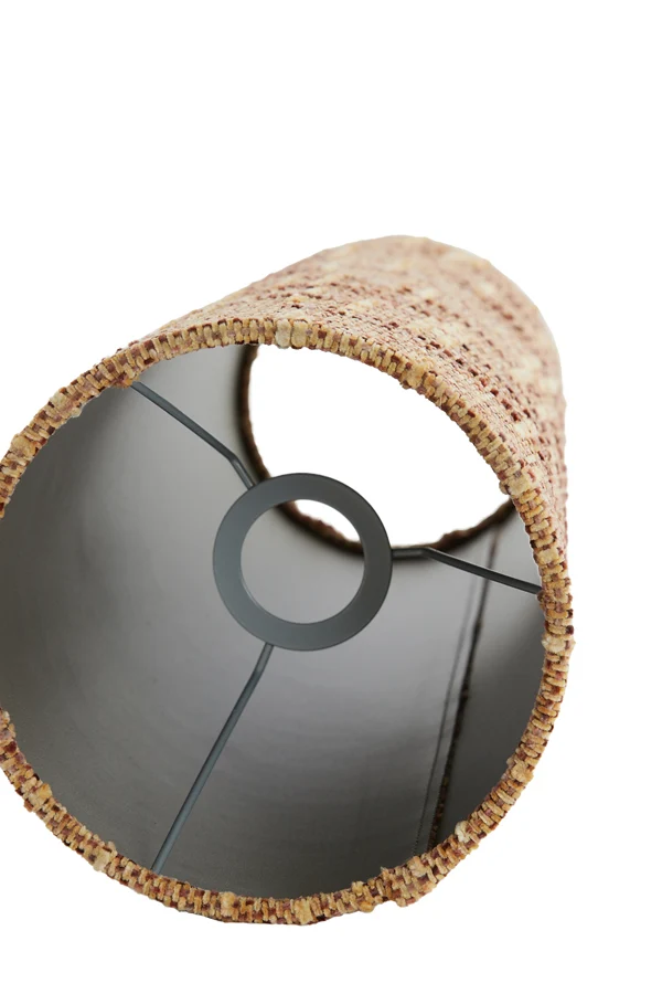Shade round conical 19-12,5-46,5 cm OSIRE terra-brown