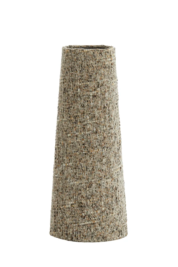 Shade round conical 19-12,5-46,5 cm OSIRE grey-brown