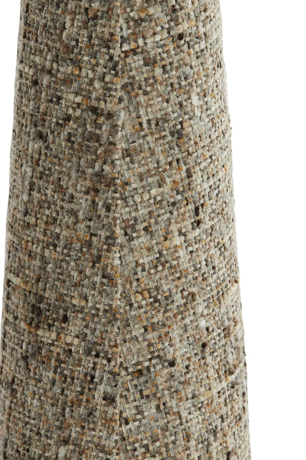Shade round conical 19-12,5-46,5 cm OSIRE grey-brown