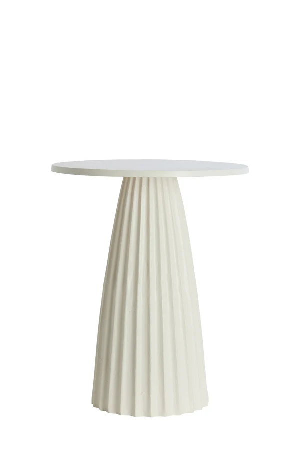 Side table 45x56 cm VEGLIA cream