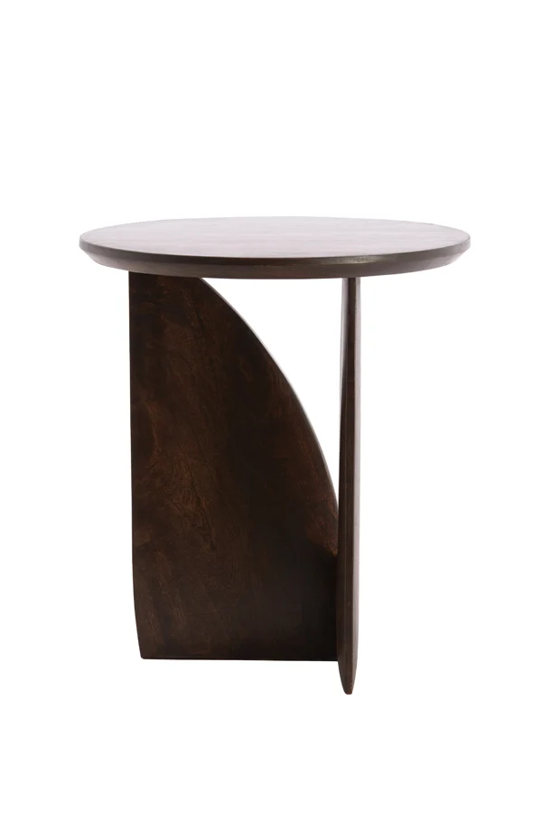 Side table 45x50 cm DJAVANO mango wood chocolate brown