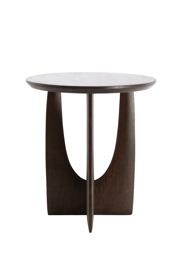 Side table 45x50 cm DJAVANO mango wood chocolate brown