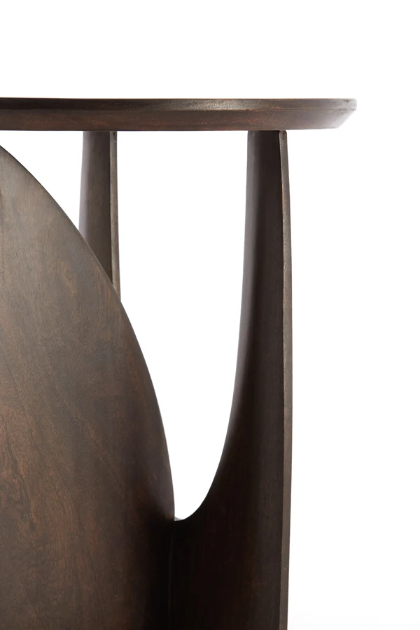 Side table 45x50 cm DJAVANO mango wood chocolate brown