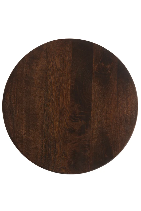 Side table 45x50 cm DJAVANO mango wood chocolate brown