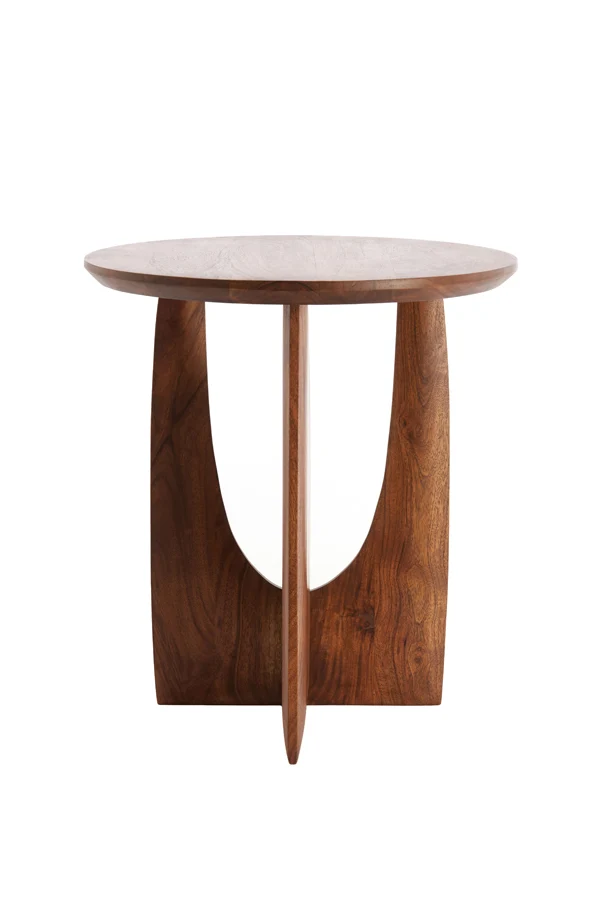 Side table 45x50 cm DJAVANO acacia wood brown