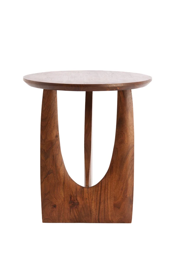 Side table 45x50 cm DJAVANO acacia wood brown