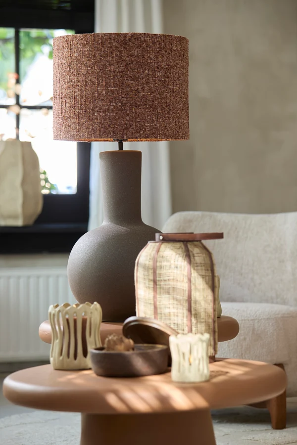Shade cylinder 40-40-30 cm OSIRE burgundy