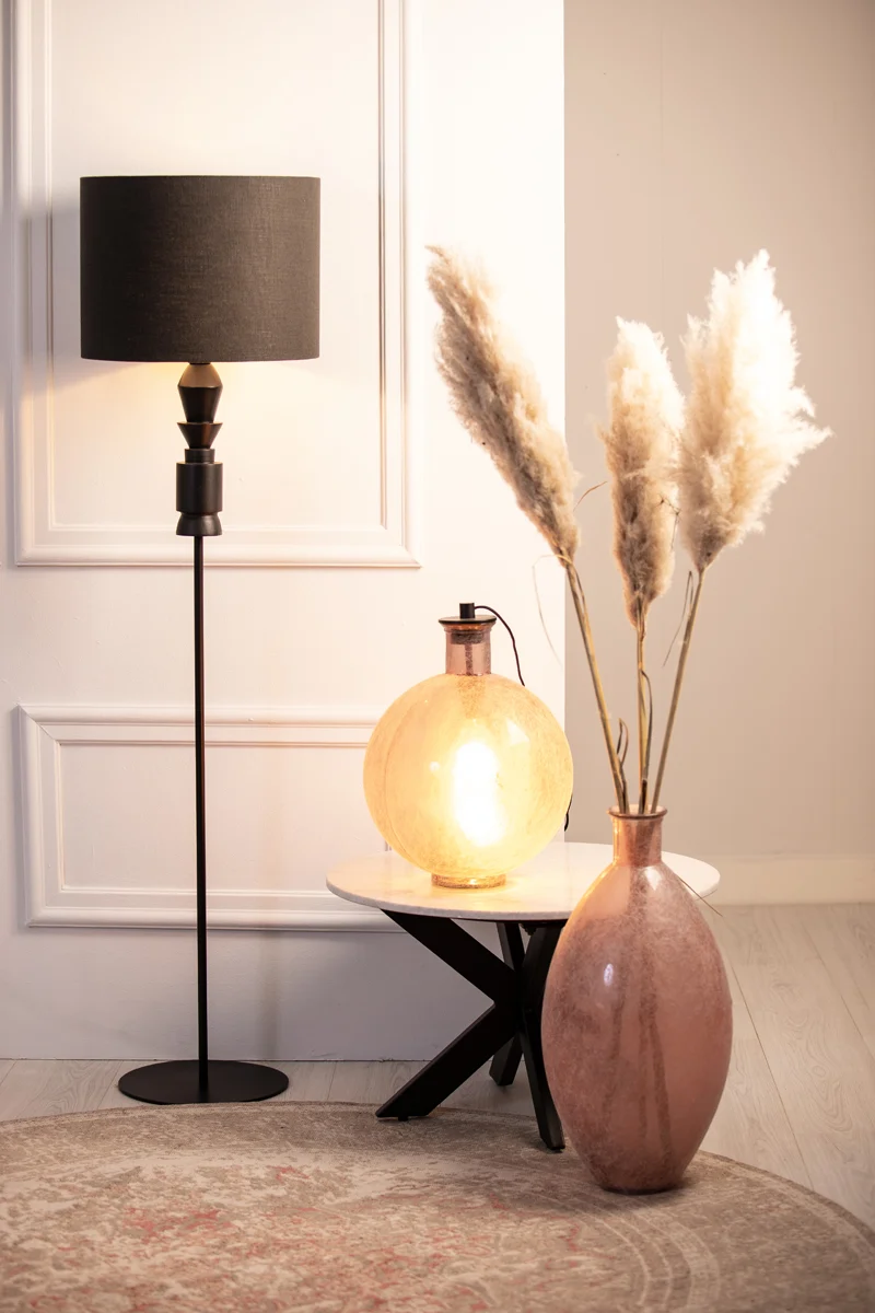 Shade cylinder 40-40-30 cm LIVIGNO black