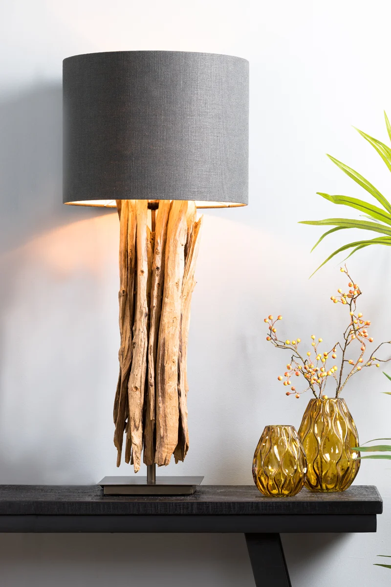 Shade cylinder 40-40-30 cm LIVIGNO anthracite