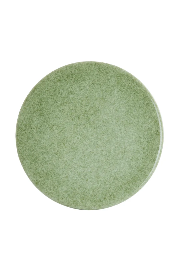 Side table 40,5x35,5 cm TUDO ceramics mint green-green