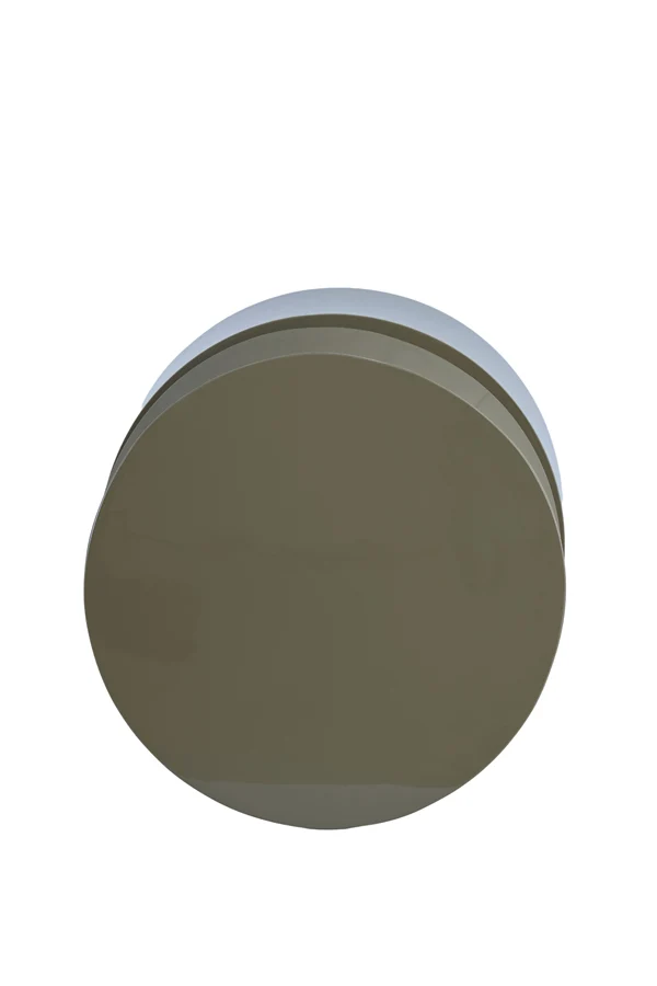 Side table 39,5x50 cm DHOTI shiny taupe