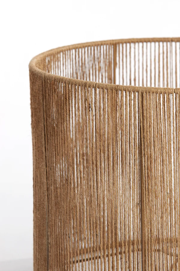Shade cylinder 30-30-21 cm TOSSA jute natural