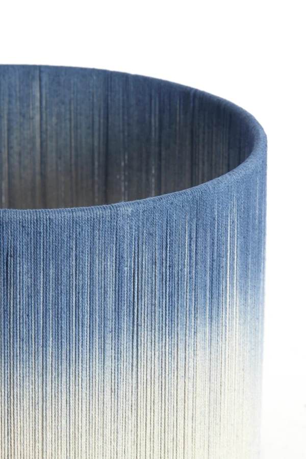 Shade cylinder 30-30-21 cm TOSSA blue-cream
