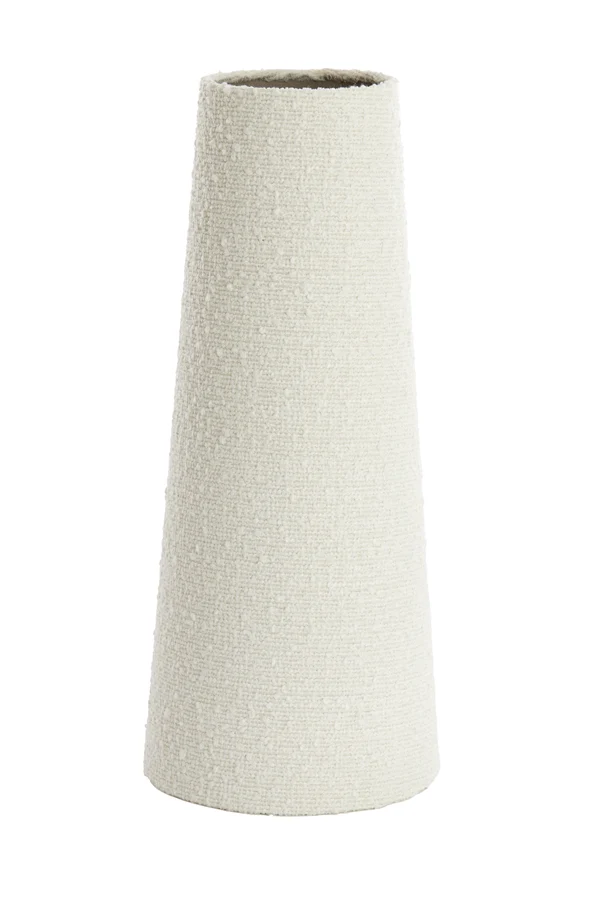 Shade round conical 19-12,5-46,5 cm ORURO white