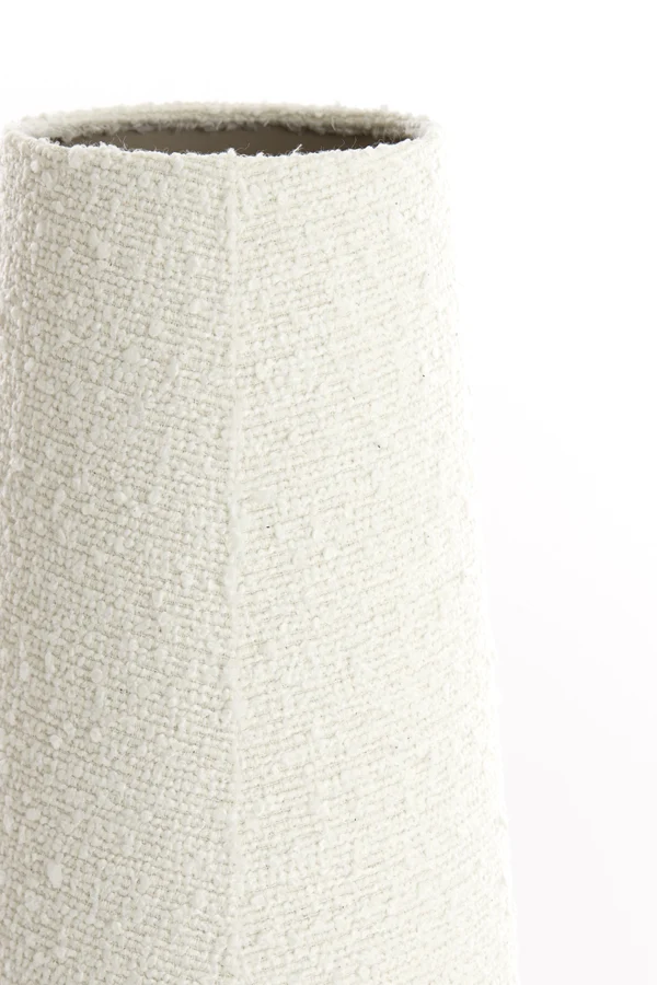 Shade round conical 19-12,5-46,5 cm ORURO white