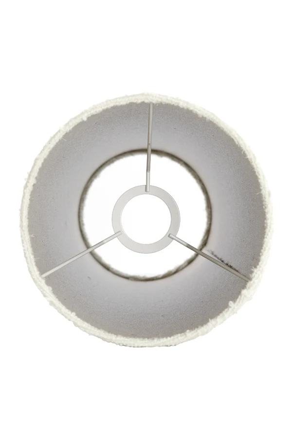 Shade round conical 19-12,5-46,5 cm ORURO white