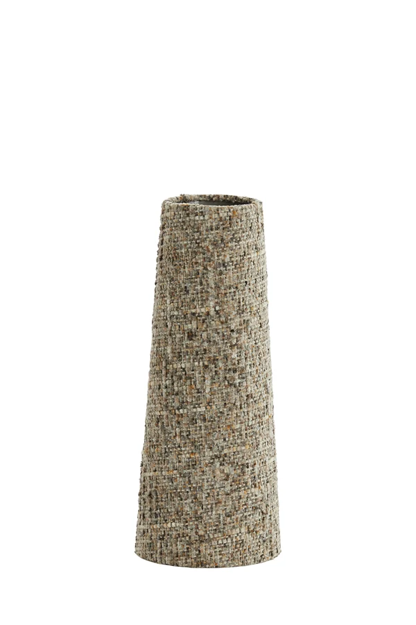 Shade round conical 15-10,5-37,5 cm OSIRE grey-brown