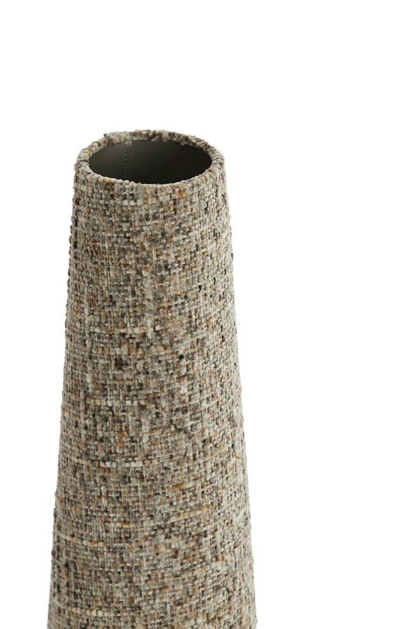 Shade round conical 15-10,5-37,5 cm OSIRE grey-brown
