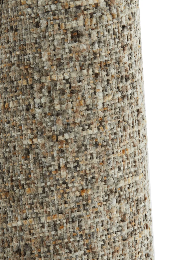 Shade round conical 15-10,5-37,5 cm OSIRE grey-brown