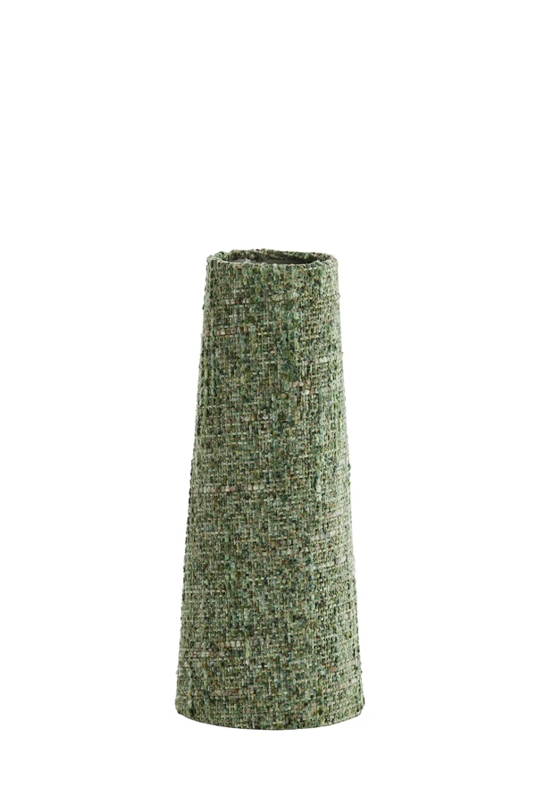 Shade round conical 15-10,5-37,5 cm OSIRE green