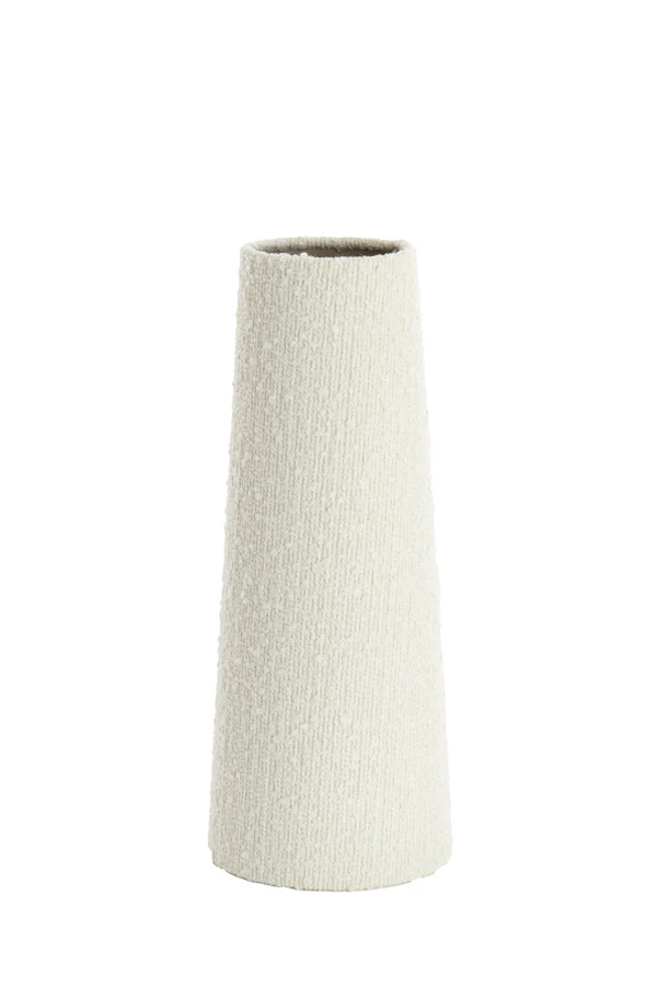 Shade round conical 15-10,5-37,5 cm ORURO white
