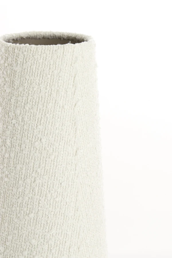 Shade round conical 15-10,5-37,5 cm ORURO white