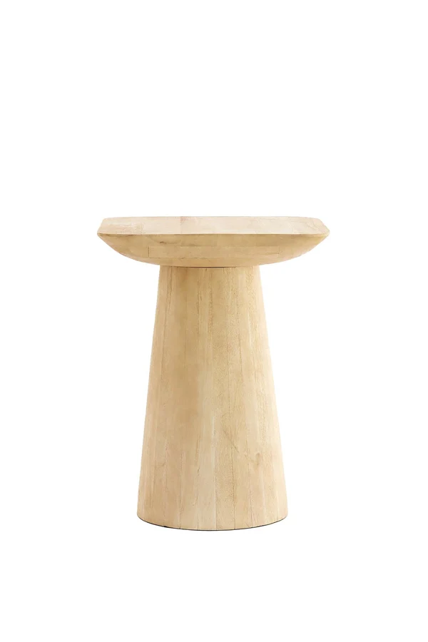 Side table 45x45x59 cm DEGO matt natural