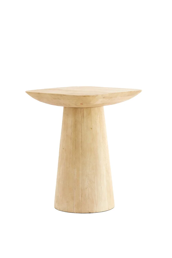 Side table 45x45x59 cm DEGO matt natural