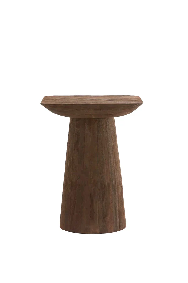 Side table 45x45x59 cm DEGO matt dark brown