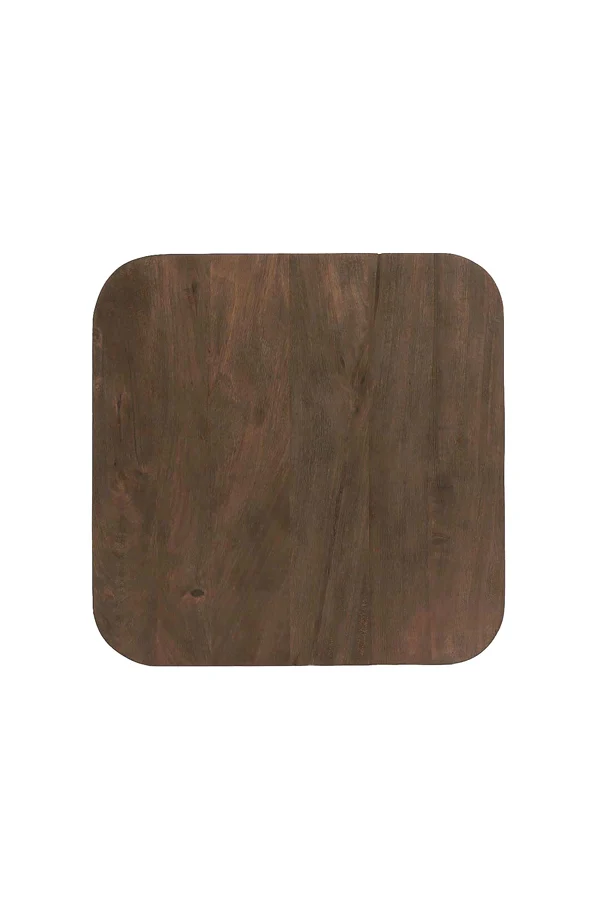 Side table 45x45x59 cm DEGO matt dark brown