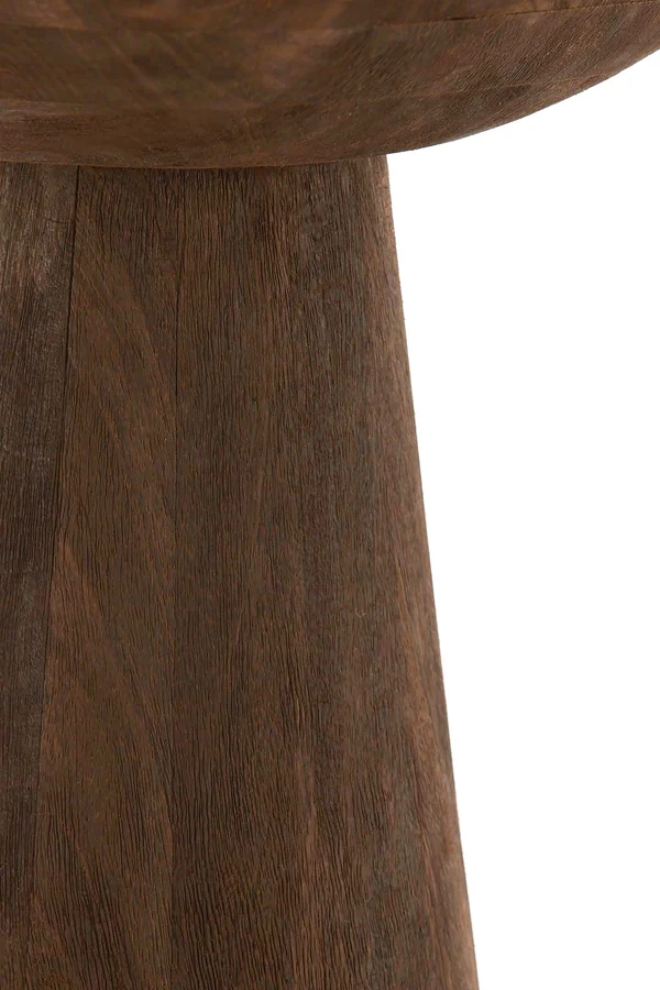 Side table 45x45x59 cm DEGO matt dark brown