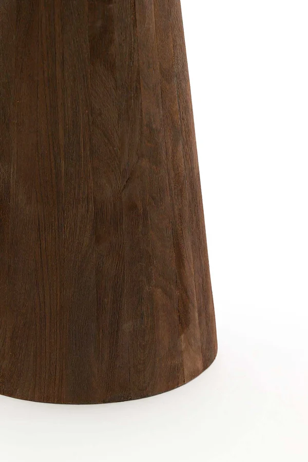 Side table 45x45x59 cm DEGO matt dark brown