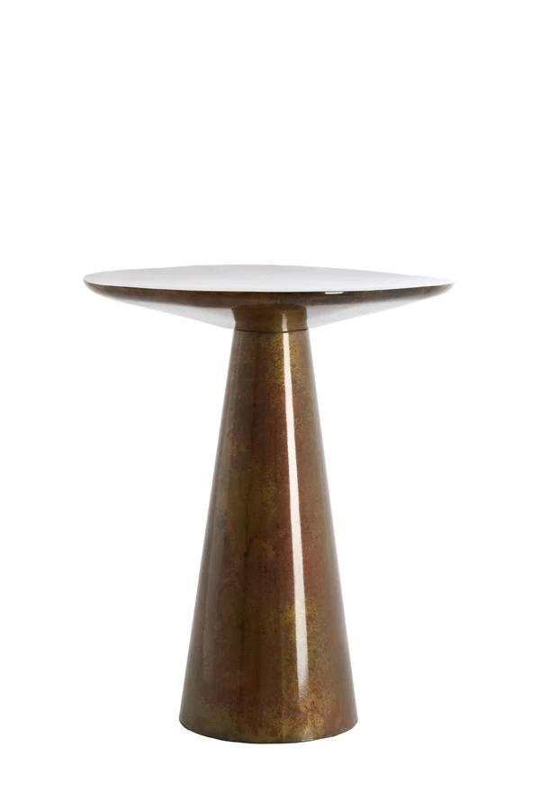 Side table 45x45x59 cm ABALA copper-bronze