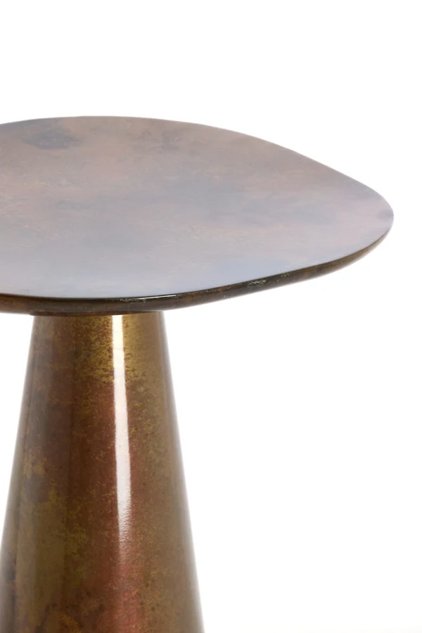Side table 45x45x59 cm ABALA copper-bronze