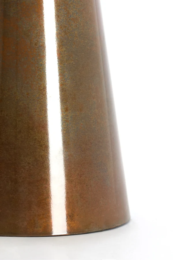Side table 45x45x59 cm ABALA copper-bronze