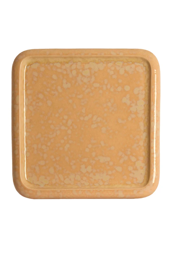 Side table 45x45x54 cm LUARCA ceramics light peach