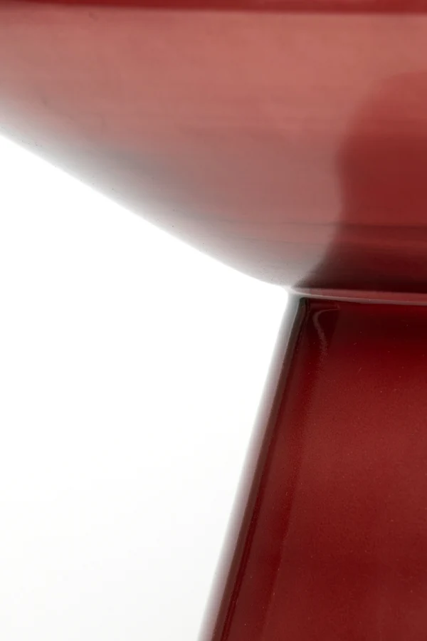 Side table 37x44 cm DAKWA glass burgundy