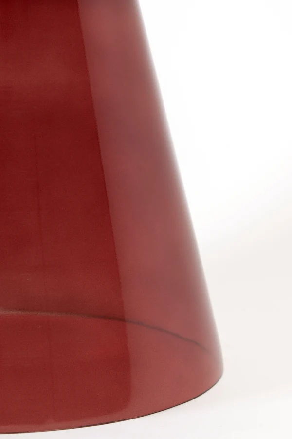 Side table 37x44 cm DAKWA glass burgundy
