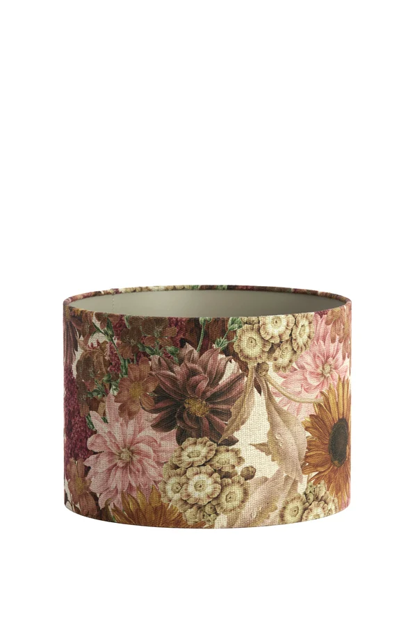 Shade cylinder 30-30-21 cm ROSEWOOD white