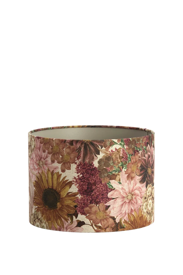 Shade cylinder 30-30-21 cm ROSEWOOD white