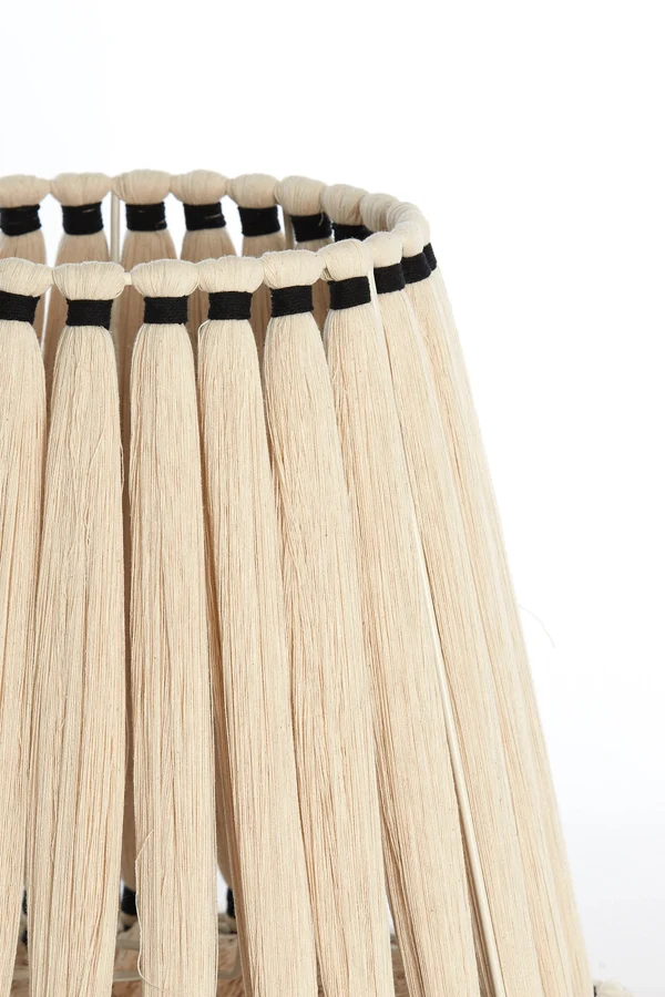 Shade round 41x42 cm LOA cream+black