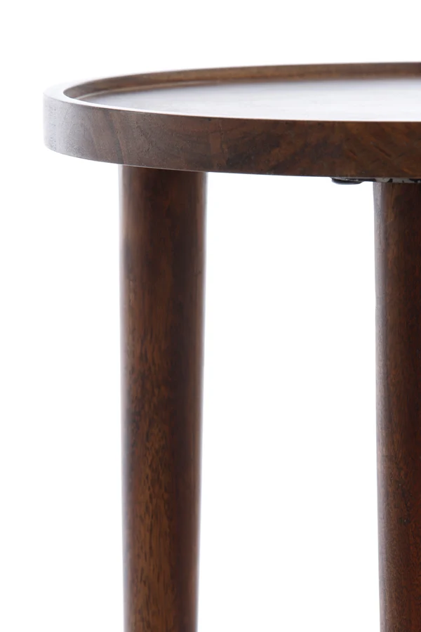 Side table 45x45 cm QIANO acacia wood brown