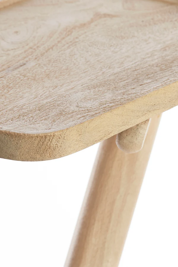 Side table 45x42x63 cm QIANO mango wood natural