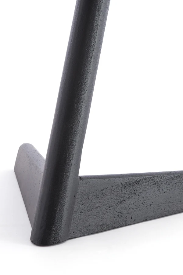 Side table 45x42x63 cm QIANO mango wood matt black