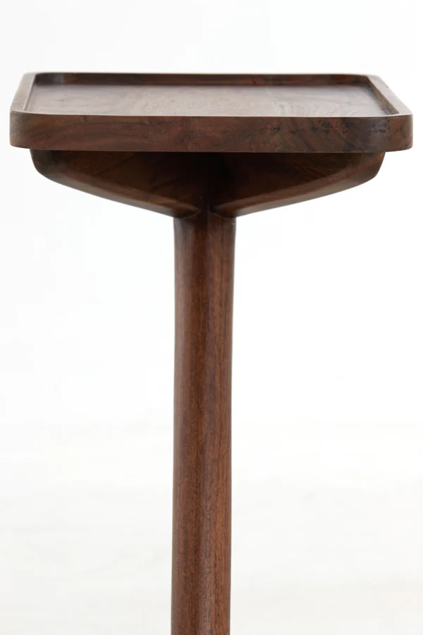 Side table 45x42x63 cm QIANO acacia wood brown