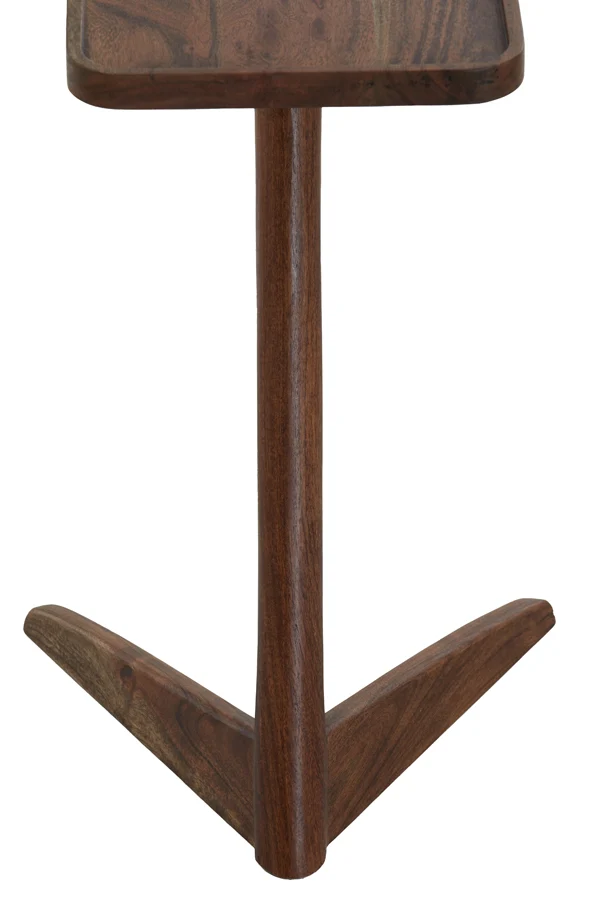 Side table 45x42x63 cm QIANO acacia wood brown