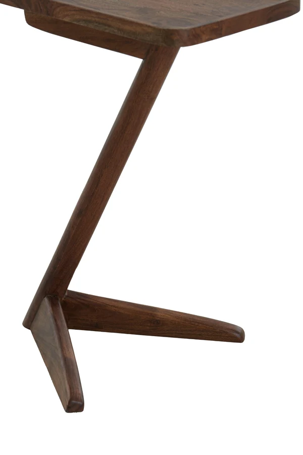 Side table 45x42x63 cm QIANO acacia wood brown