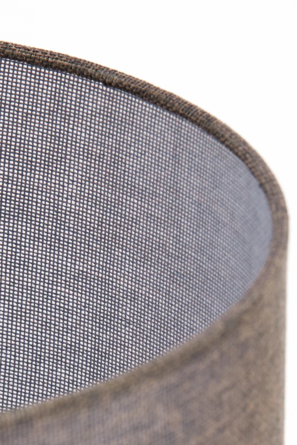 Shade cylinder 40-40-30 cm BRANFO linen dark brown